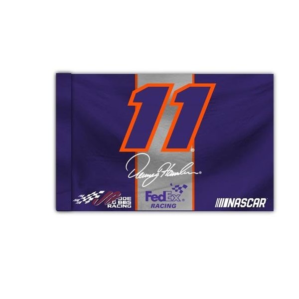 R & R Imports R & R Imports FLG-N-DH20 3 x 5 in. Denny Hamlin No.20 Flag FLG-N-DH20